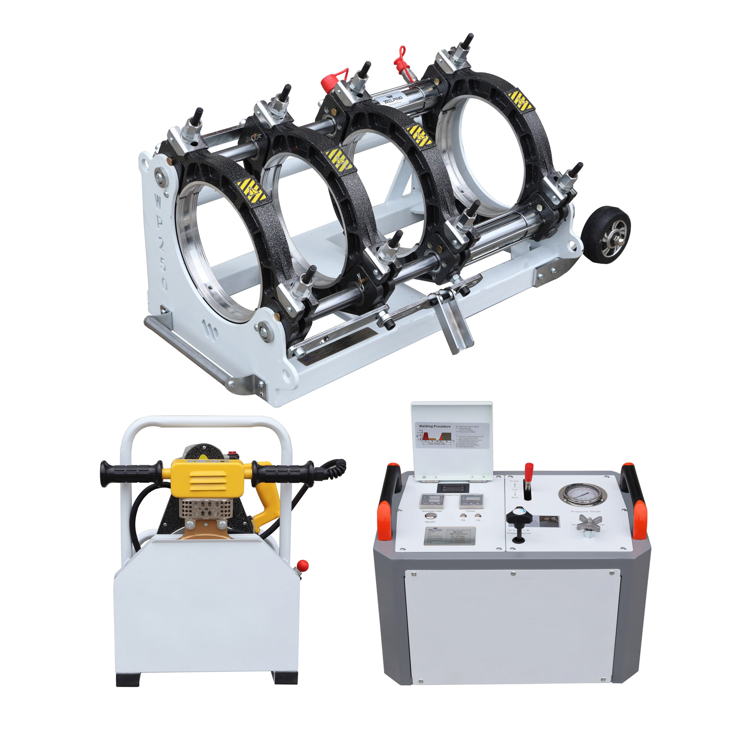 Termofusionadora de Tuberia Welping 250A Pro